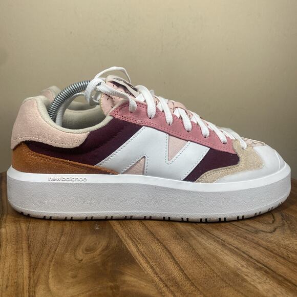 New Balance CT302MA Burgundy Pink Haze Mens Pink White Size 10 Shoes Sneakers - Picture 1 of 9